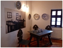 Súčasné expozícia Z histórie keramiky v Modre v Múzeu slovenskej keramickej plastiky